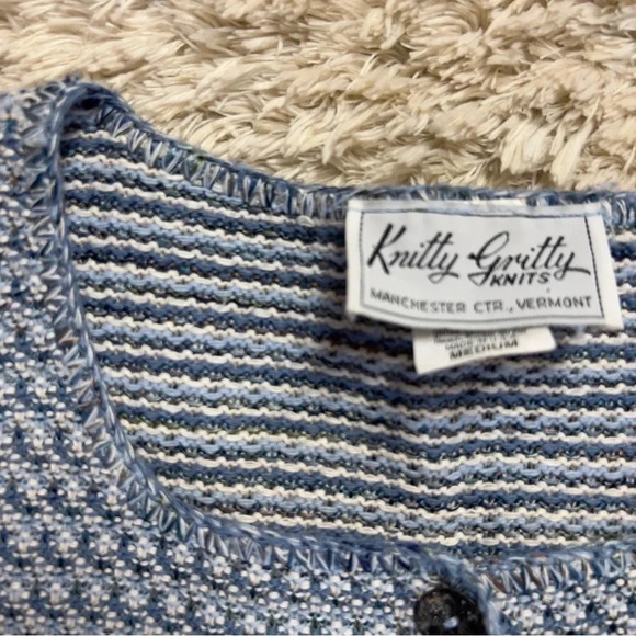 Vintage knitty gritty knits women’s cardigan sweaters size medium - Picture 8 of 10